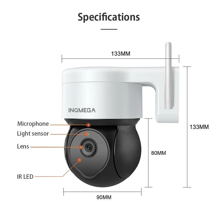 5MP Outdoor PTZ Camera GHomeSmart® - GHome Smart Official