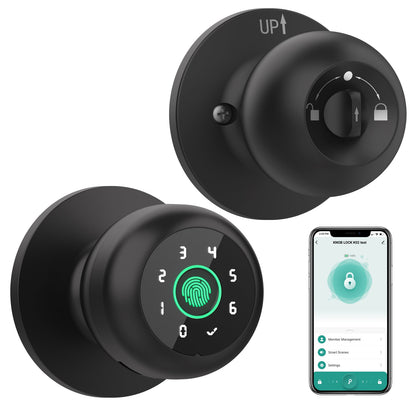 GHomeSmart | 3 In 1 Fingerprint Door Knob with Keypad Door Lockv K10Pro - GHome Smart Official