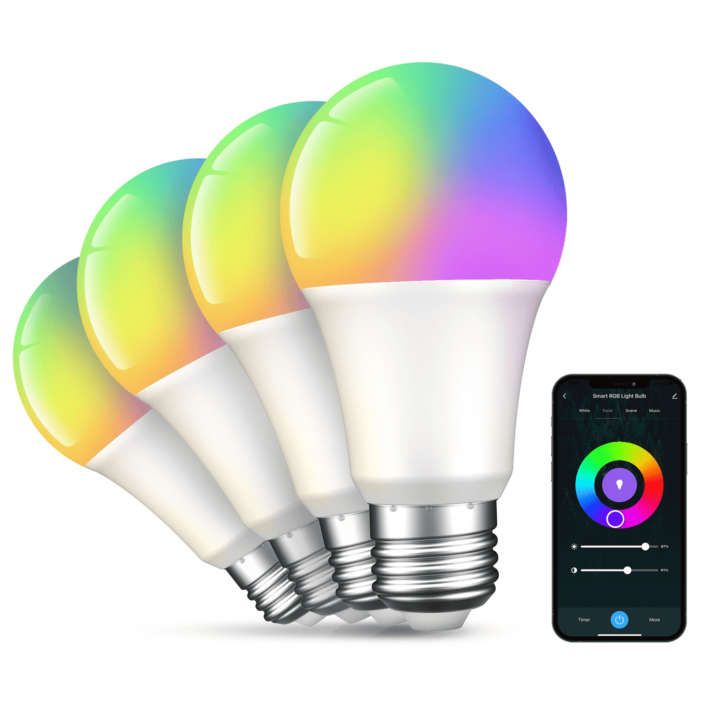 GHomeSmart | Smart Bulb WB4 - GHome Smart Official