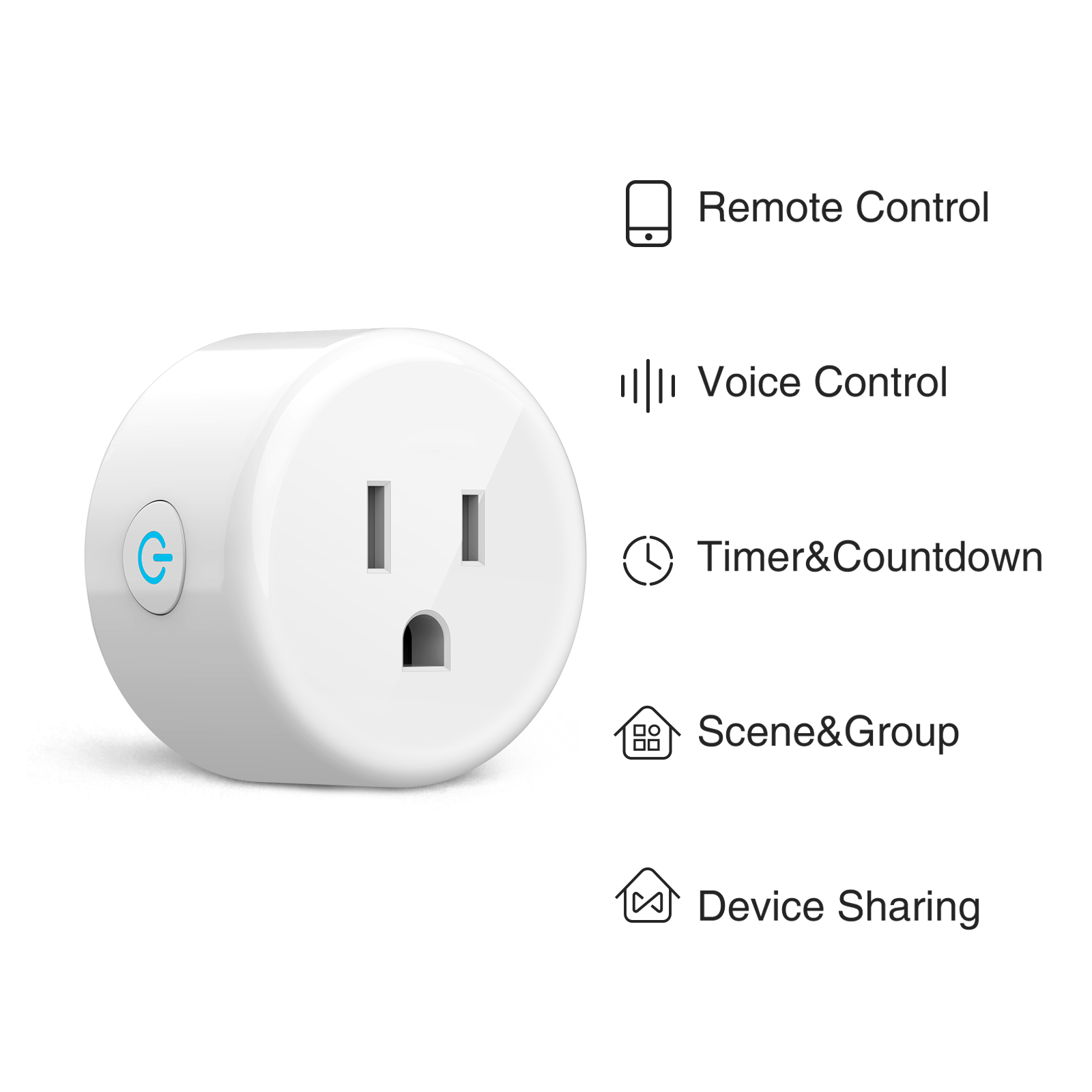 GHomeSmart | Smart Plug WP5 Wi-Fi Outlet Socket - GHome Smart Official