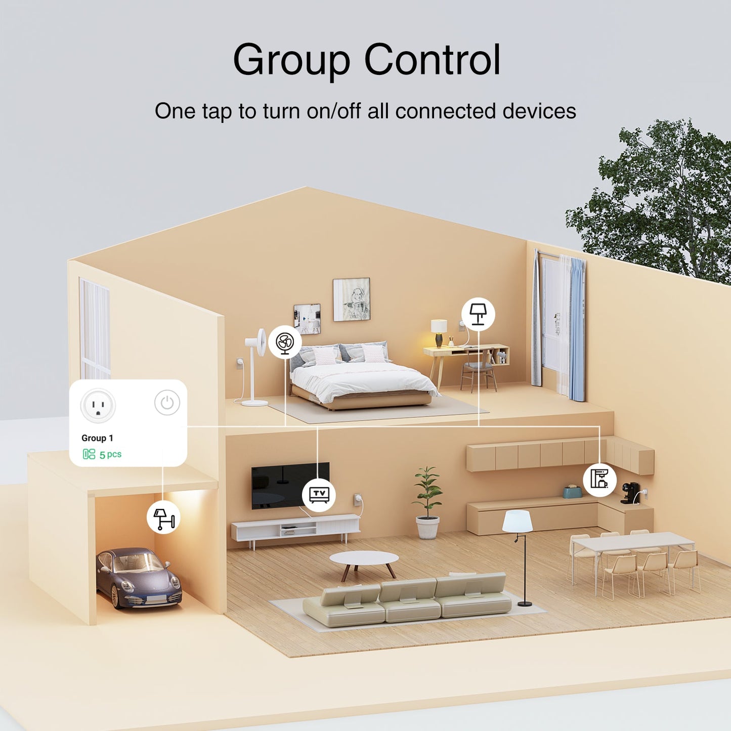 GHomeSmart | Wi-Fi Smart Plug Mini10A WP3 - GHome Smart Official