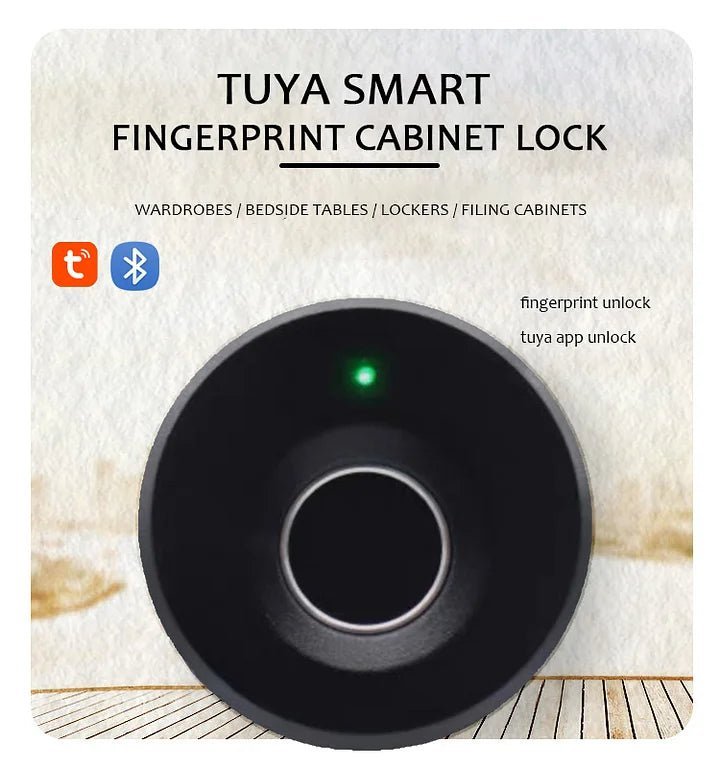 Intelligent Electric Fingerprint Drawer Lock GHomeSmart® Cabinet Lock - GHome Smart Official