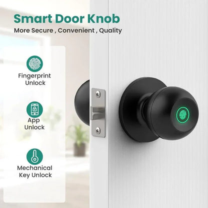 Smardeer Finger abdrucks chloss für Tuya Smart Lock mit Bluetooth Türschloss Keyless Entry mit Finger abdruck und Tuya App - GHome Smart Official