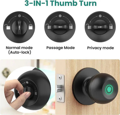 Smardeer Finger abdrucks chloss für Tuya Smart Lock mit Bluetooth Türschloss Keyless Entry mit Finger abdruck und Tuya App - GHome Smart Official