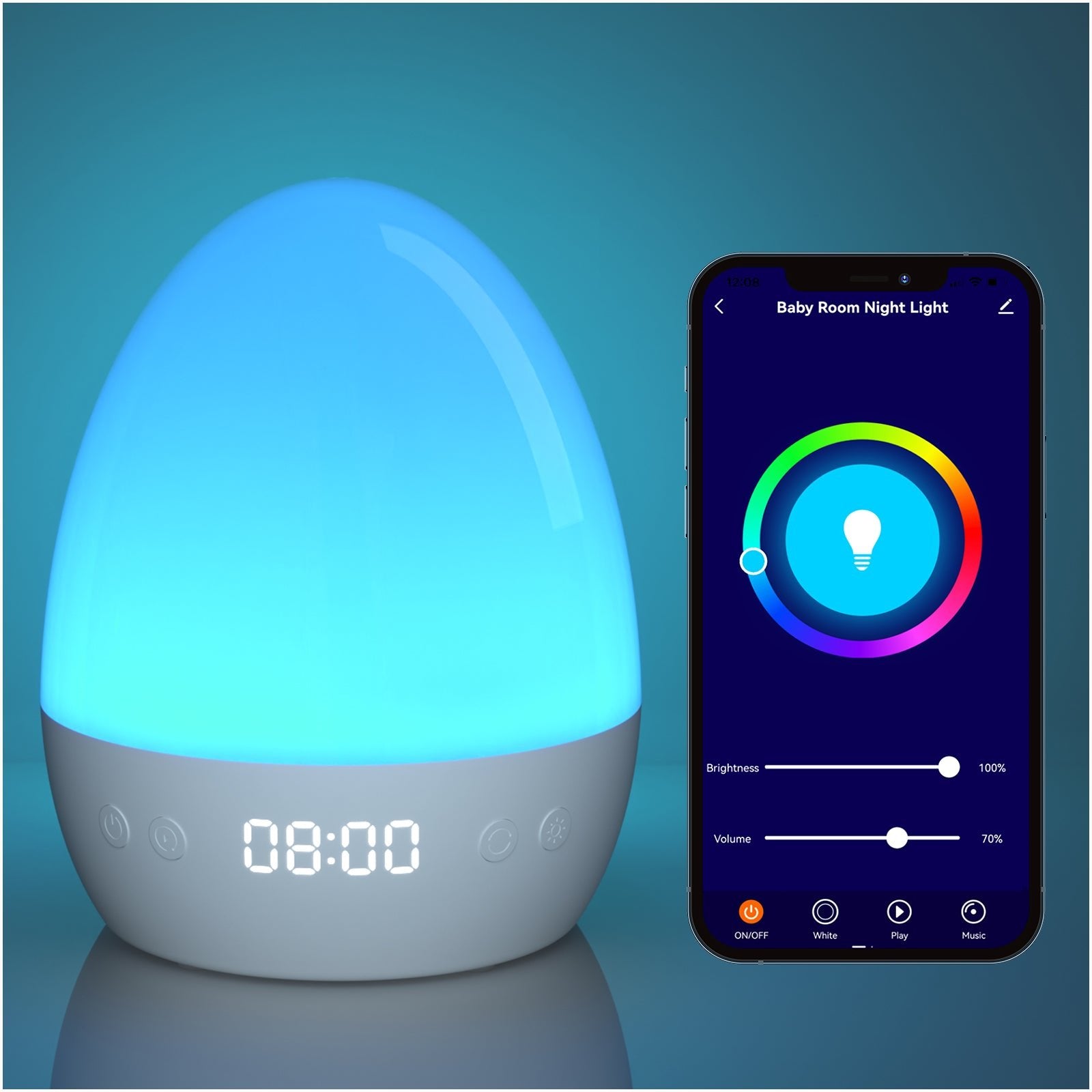 Smart Baby Night Light GHomeSmart® LB2 - GHome Smart Official