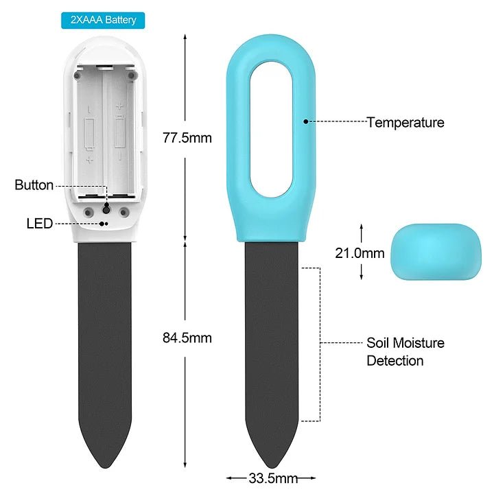 Smart Bluetooth Soil Tester Temperature GHomeSmart® SOIL-1 - GHome Smart Official