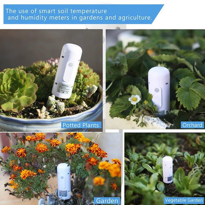 Smart Garden Sensor: Temperature, Humidity, Moisture Tester for TUYA Automation GHomeSmart® GXM - 1 - GHome Smart Official