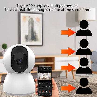 Smart Mini WiFi Indoor Camera: Auto Tracking, Home Security, Baby/Pet Monitor GHomeSmart® DIPC8 - GHome Smart Official