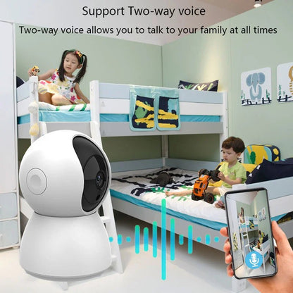 Smart Mini WiFi Indoor Camera: Auto Tracking, Home Security, Baby/Pet Monitor GHomeSmart® DIPC8 - GHome Smart Official