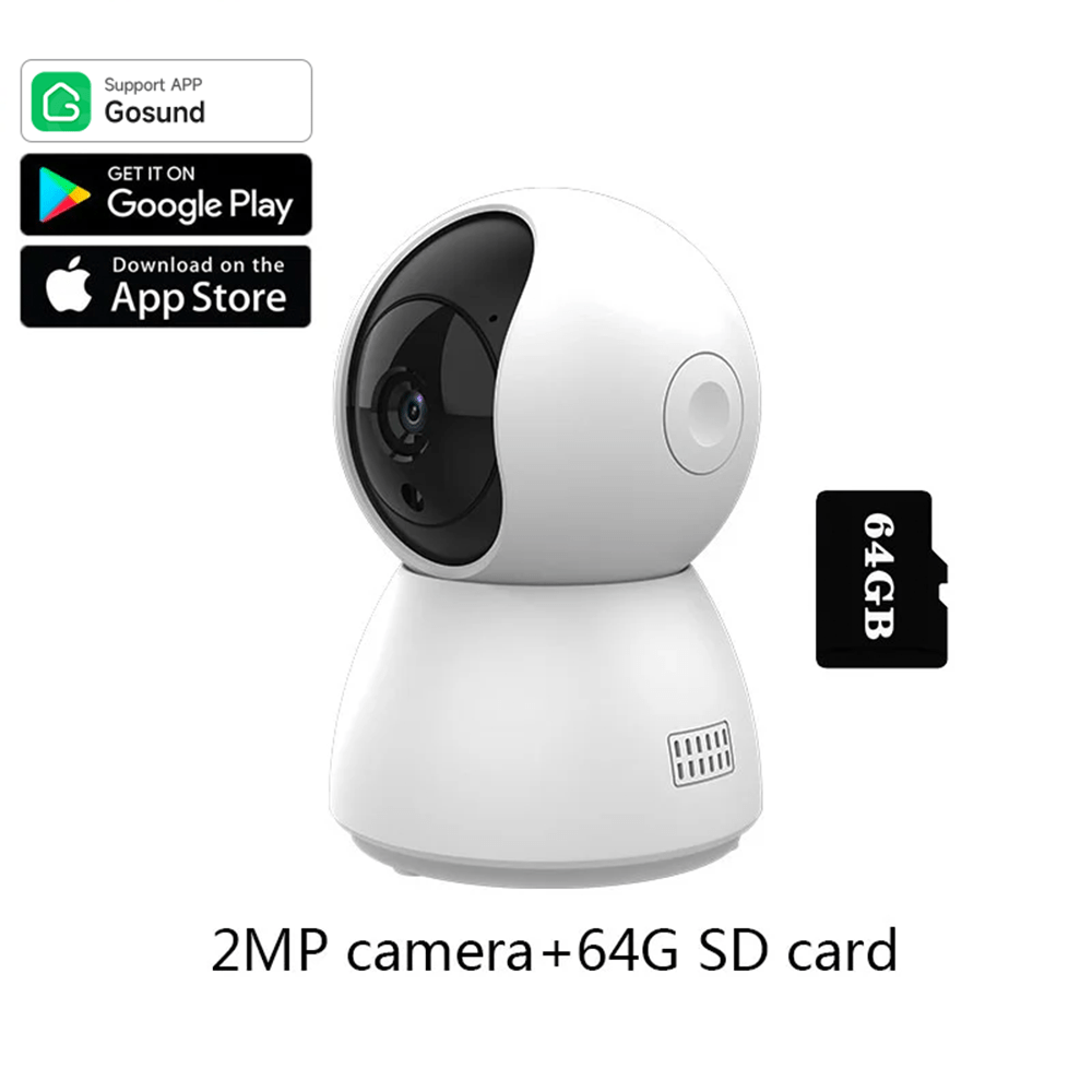 Smart Mini WiFi Indoor Camera: Auto Tracking, Home Security, Baby/Pet Monitor GHomeSmart® DIPC8 - GHome Smart Official