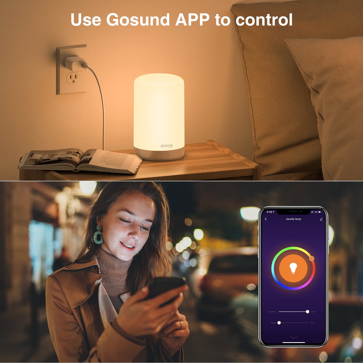 Smart Table Lamp GHomeSmart® LB3 - GHome Smart Official