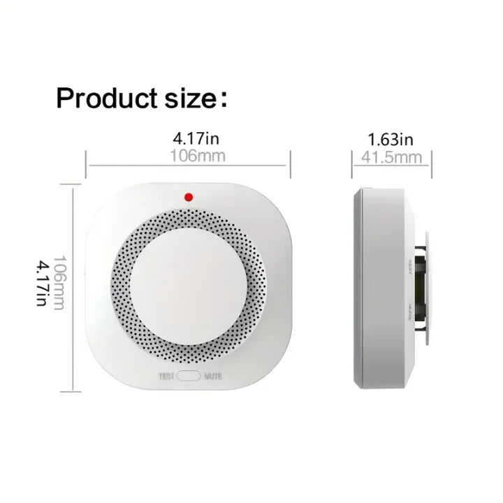 Smart WIFI Smoke Detector GHomeSmart® - GHome Smart Official