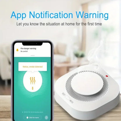 Smart WIFI Smoke Detector GHomeSmart® - GHome Smart Official