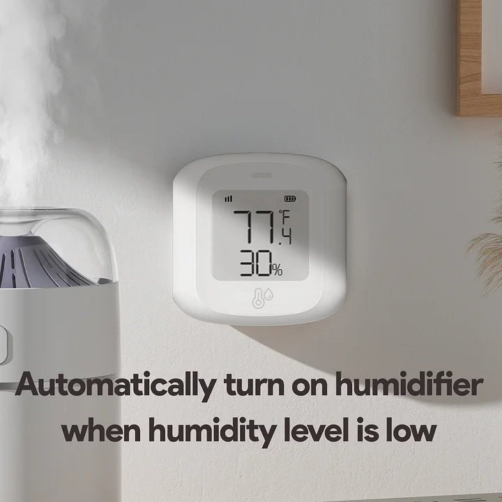 Smart WiFiTemperature and Humidity Sensor Indoor GHomeSmart® ST13 - GHome Smart Official