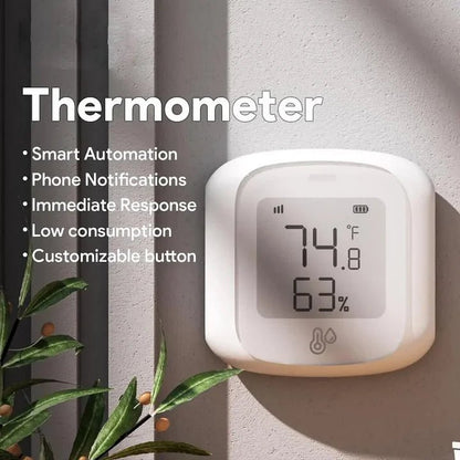 Smart WiFiTemperature and Humidity Sensor Indoor GHomeSmart® ST13 - GHome Smart Official