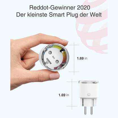 Wi-Fi Plug,10A WLAN Steckdose Mit Messfunktion GHomeSmart® EP - GHome Smart Official