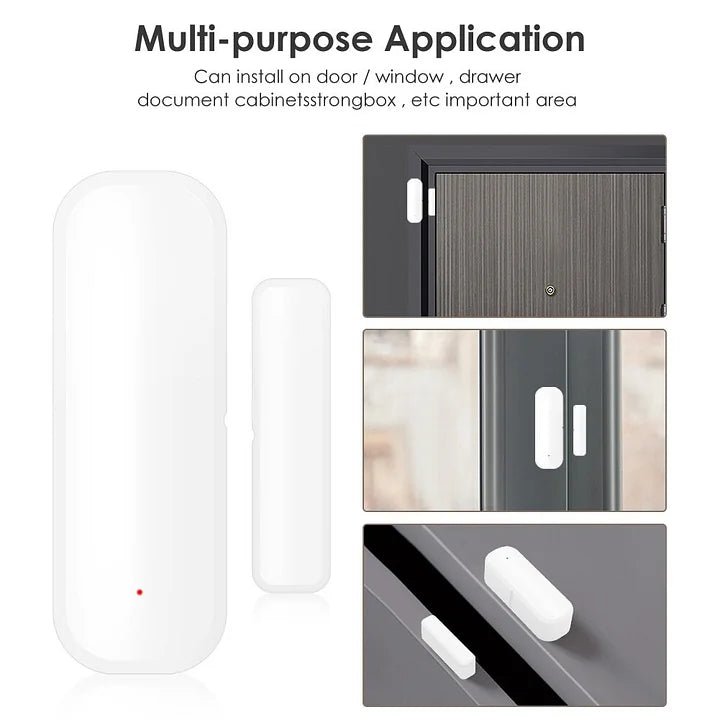 WiFi Door Window Sensor, Smart Life Control, Alexa & Google Home Compatible GHomeSmart® DS - GHome Smart Official