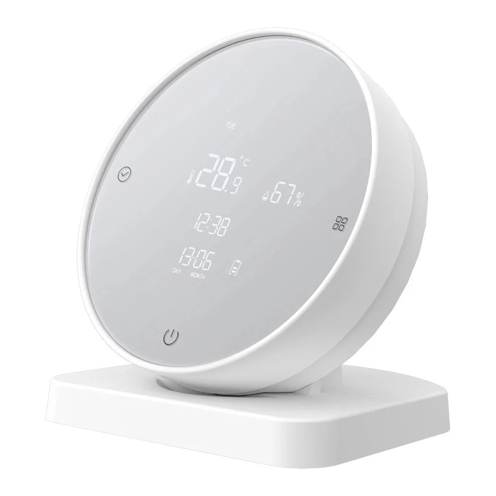 Wifi intelligenter Temperatur-und Feuchtigkeit sensor, einstellbares Innen-Hygrometer-Thermometer für Hintergrund beleuchtung für Alexa Google Home - GHome Smart Official