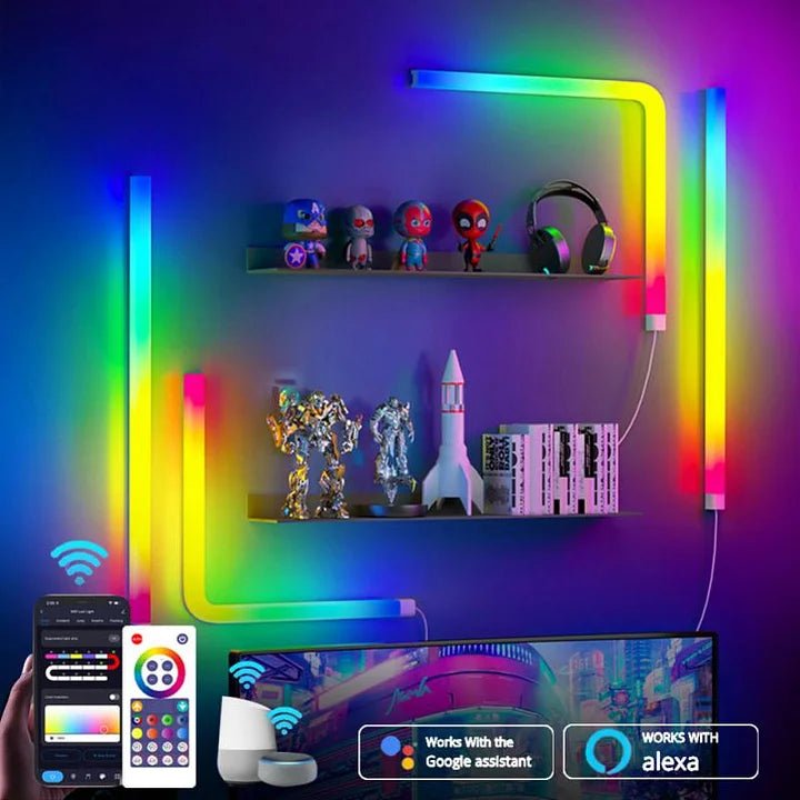 WiFi RGB LED Smart Wall Light for Alexa & Google Home GHomeSmart® LG - 4 - GHome Smart Official