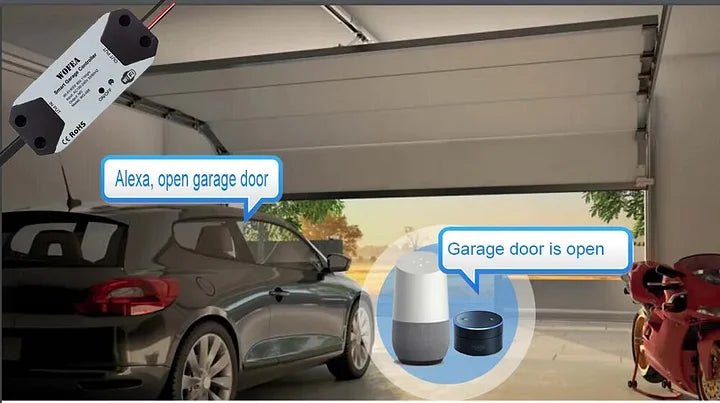 WiFi Smart Garage Door Opener Controller GHomeSmart® GA-1 - GHome Smart Official