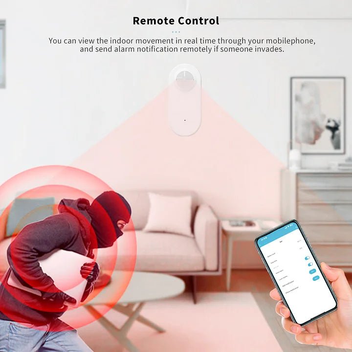 WiFi Smart PIR Motion Detection Sensor GHomeSmart® MOT - 1 - GHome Smart Official