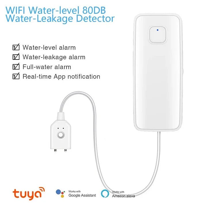 WiFi Smart Water Leak Sensor GHomeSmart® WT - GHome Smart Official