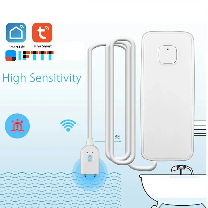 WiFi Smart Water Leak Sensor GHomeSmart® WT - GHome Smart Official