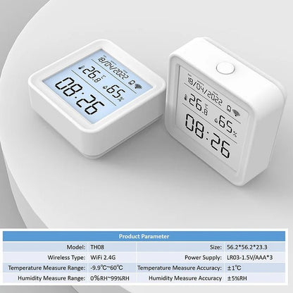 WIFI Temperature Humidity Sensor GHomeSmart® ST9 - GHome Smart Official